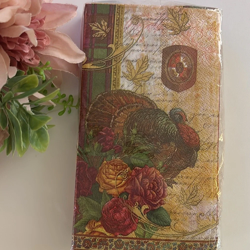 Pier 1 Imports Buffet Guest Napkins Thanksgiving Vintage Thanksgiving Napkins